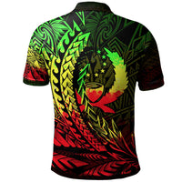 Pohnpei State Polo Shirt Reggae Custom Wings Style - Polynesian Pride