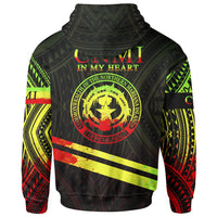 Northern Mariana Islands Zip Hoodie In My Heart Style Reggae Polynesian Patterns - Polynesian Pride