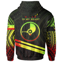 Yap State Hoodie In My Heart Style Reggae Polynesian Patterns - Polynesian Pride