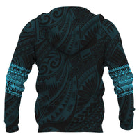 New Zealand Customized Aotearoa Maori Tattoo All Over Print Hoodie, Sea Style - Polynesian Pride