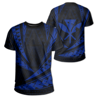 Hawaii Kanaka Polynesian T Shirt Blue Unisex Blue - Polynesian Pride