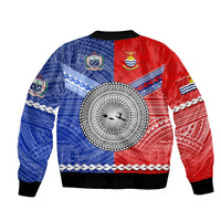 Samoa And Kiribati Bomber Jacket Together LT8 - Polynesian Pride