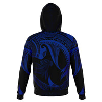 Hawaii Hoodie Polynesian Hammerhead Shark Blue - Polynesian Pride