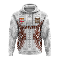 Custom Fiji Kaiviti Tapa Pattern Hoodie LT12 - Polynesian Pride