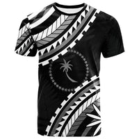 Chuuk T Shirt Palm Leaf Texture White Color Unisex Art - Polynesian Pride