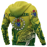 Cook Islands Zip up Hoodie, Kuki Arirani Turtle Polynesian Zipper Hoodie - Polynesian Pride