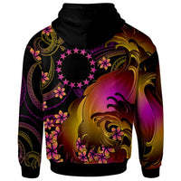 Cook Islands Hoodie Cook Islands in wave - Polynesian Pride