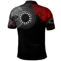 Cook Islands Polo Shirt Polynesian Chain Style - Polynesian Pride