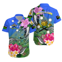 Custom South Sea Islanders Kanakas Hibiscus Polynesian Matching Dress and Hawaiian Shirt LT2 - Polynesian Pride