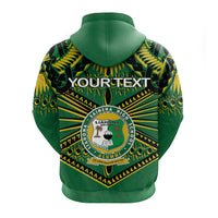 Custom Liahona High School Zip Hoodie Tongan Ngatu LT4 - Polynesian Pride