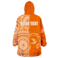 (Custom Personalised) Tailulu Tonga College Tongan Ngatu Pattern Wearable Blanket Hoodie LT14 - Polynesian Pride