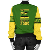 (Personalized) Hawaii Bomber Jacket - Kaimuki High Custom Your Class Bomber Jacket AH - Polynesian Pride