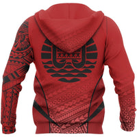 Tahiti Active Special Hoodie Tahiti Flag Polynesian Tattoo - Polynesian Pride