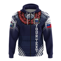 Custom Samoan Ula Fala Art Hoodie LT12 - Polynesian Pride