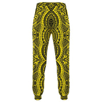 Polynesian Symmetry Yellow Joggers - Polynesian Pride