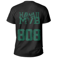 Volleyball Sport Hawaii Kakau T Shirt Black - Polynesian Pride