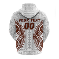 Custom Fiji Kaiviti Tapa Pattern Hoodie LT12 - Polynesian Pride