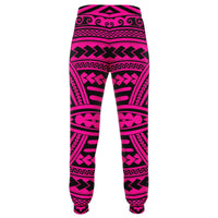 Polynesian Seamless Pink Joggers - Polynesian Pride