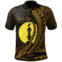 New Caledonia Polo Shirt Custom Wings Style Unisex Black - Polynesian Pride