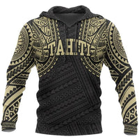 Tahiti Pullover Hoodie Tahiti Polynesian Tattoo Unisex Black - Polynesian Pride