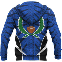 Pohnpei Active Special Hoodie Pohnpei Flag Polynesian Tattoo - Polynesian Pride