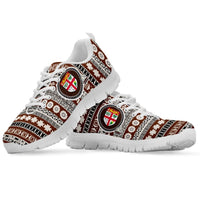 Fiji Sneakers - Fiji Flag Tapa Pattern - A2 - Polynesian Pride