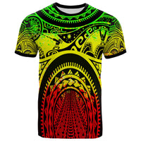 Polynesian T Shirt Polynesian Patterns Maui Tattoo (Reggae) Unisex Reggae - Polynesian Pride