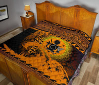 Cook Island Quilt Wave Gold Design - Polynesian Pride