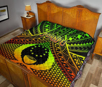Polynesian Pohnpei Premium Quilt - Reggae Vintage Polynesian Patterns - Polynesian Pride