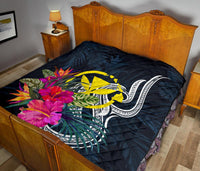 Hawaii Polynesian Premium Quilt - Tropical Flower - Polynesian Pride