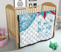 Fiji Polynesian Premium Quilt - Fiji Flag Fiji Flag with Coat of Arms - Polynesian Pride