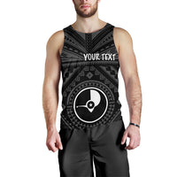 Yap Personalised Men's Tank Top - Yap Seal With Polynesian Tattoo Style - Polynesian Pride