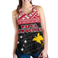 Papua New Guinea Women's Racerback Tank - Polynesian Design - Polynesian Pride