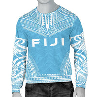Fiji Sweater - Polynesian Chief Flag Version Unisex White - Polynesian Pride