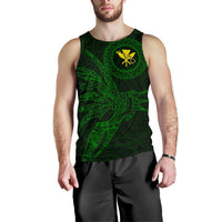 Hawaii Tank Top Polynesian Kanaka Map Hawaiian Men's Tank Top - Green Kanaka - TT Style - Polynesian Pride