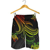 Polynesian Men's Shorts - Reggae Turtle - Polynesian Pride