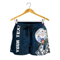 Marshall Island Custom Personalised Women's Shorts - Summer Vibes - Polynesian Pride