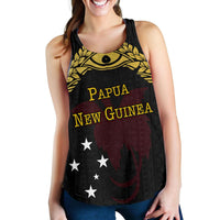 Papua New Guinea Women's Racerback Tank - Erudite Eye - Polynesian Pride