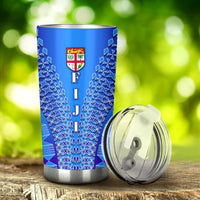 Fiji Drua Tumbler Tapa - Polynesian Pride