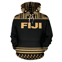 Fiji All Over Hoodie Polynesian Gold Version - Polynesian Pride