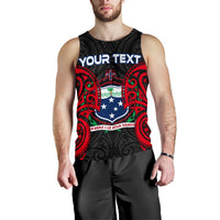 Samoa Polynesian Custom Personalised Men's Tank Top - Samoan Spirit - Polynesian Pride