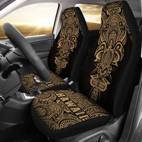 Hawaii Turtle Polynesian Car Seat Cover - Gold - Armor Style Universal Fit Gold - Polynesian Pride