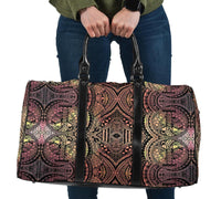 Polynesian Symmetry Brown Hawaii Travel Bag Travel Bag One size Black - Polynesian Pride