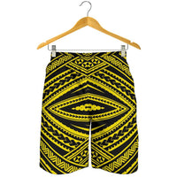 Polynesian Tatau Yellow Men's Short - Polynesian Pride