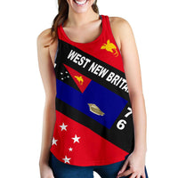 Papua New Guinea Women's Racerback Tank - West New Britain Province - Polynesian Pride