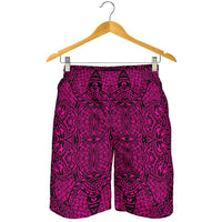 Polynesian Lauhala Mix Pink Men's Short - Polynesian Pride