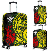 Hawaii Luggage Covers - Polynesian Patterns With Hibiscus Flowers - Polynesian Pride