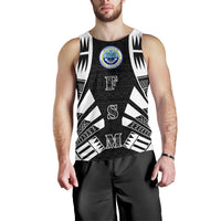 Federated States Of Micronesia Men Tank Top - Polynesian Tattoo Black Black - Polynesian Pride