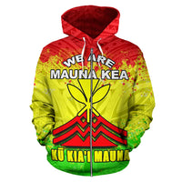 Mauna Kea Zip Hoodie Protect Mauna Kea - Polynesian Pride