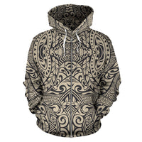Polynesian Zip up Hoodie Tribal 17 - Polynesian Pride
